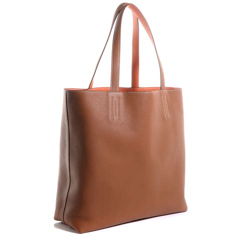 hermes double sens reversible tote.